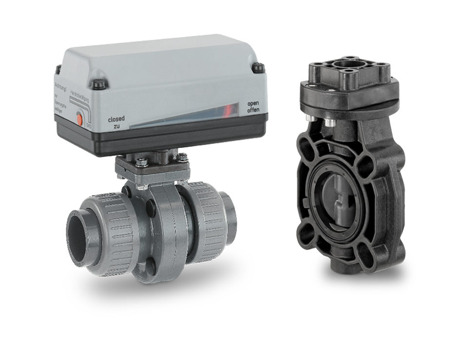 Пластмасови бътерфлай клапи