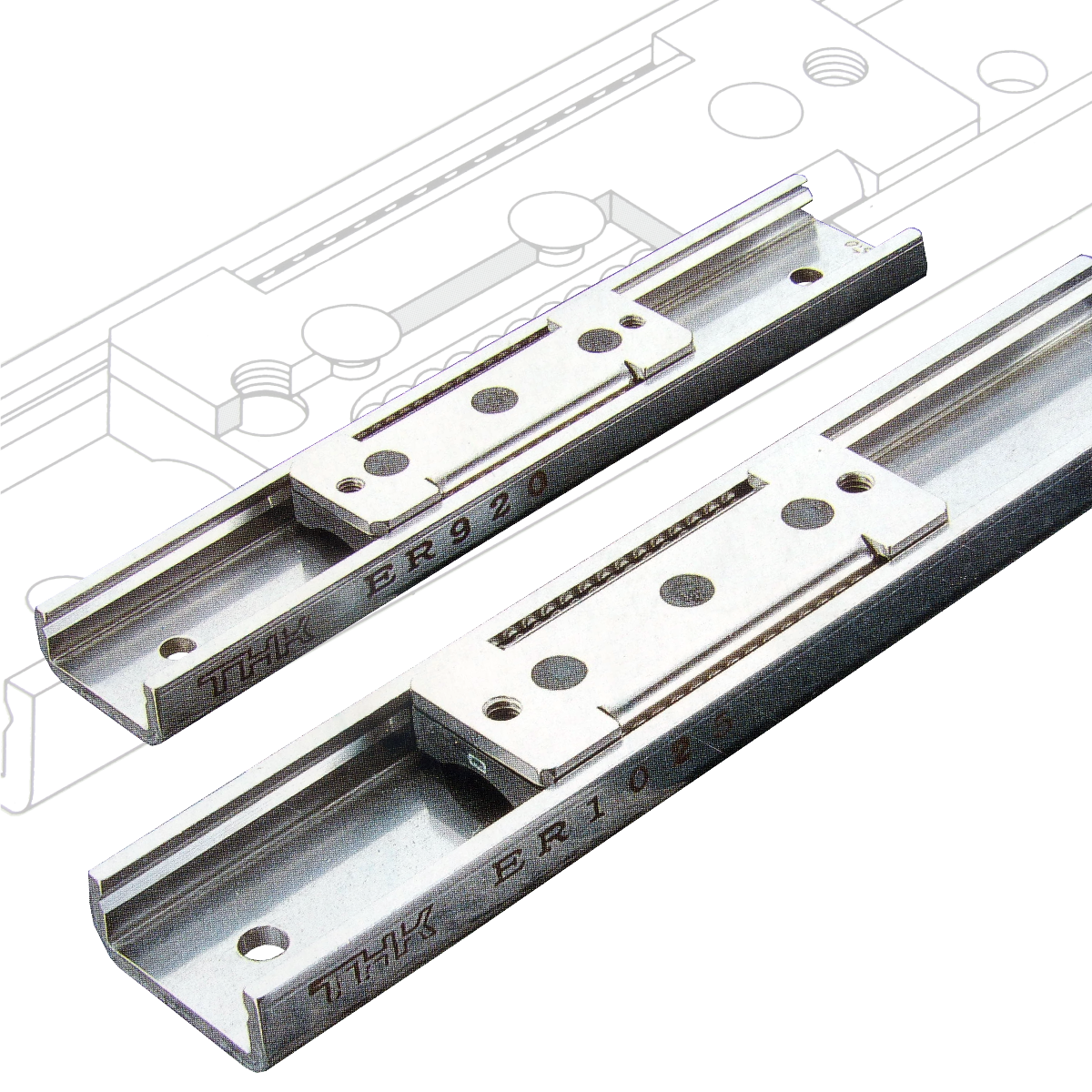 THK Миниатюрна направляваща TYP ER