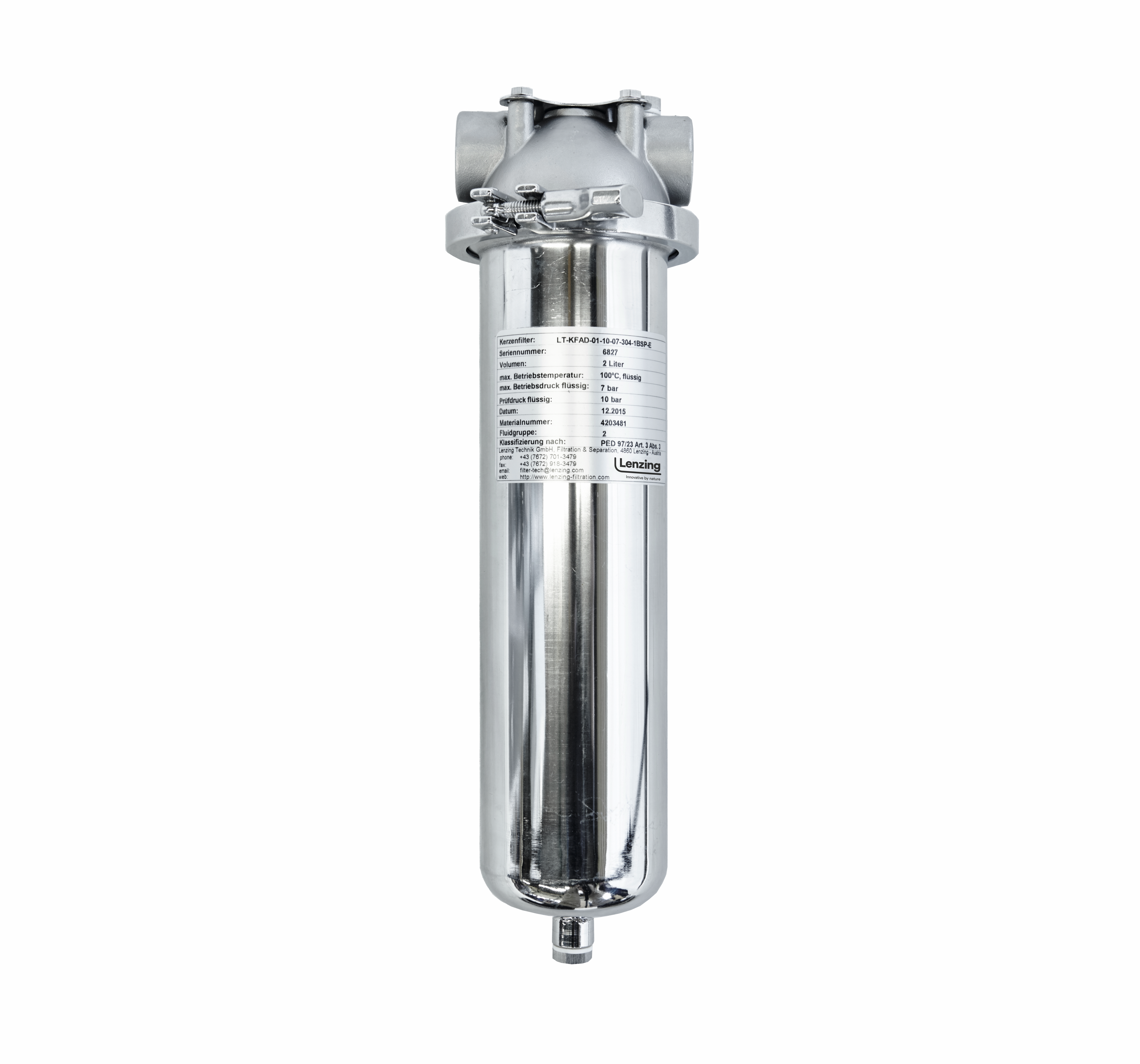 Филтърно тяло за патрони тип KFAD 