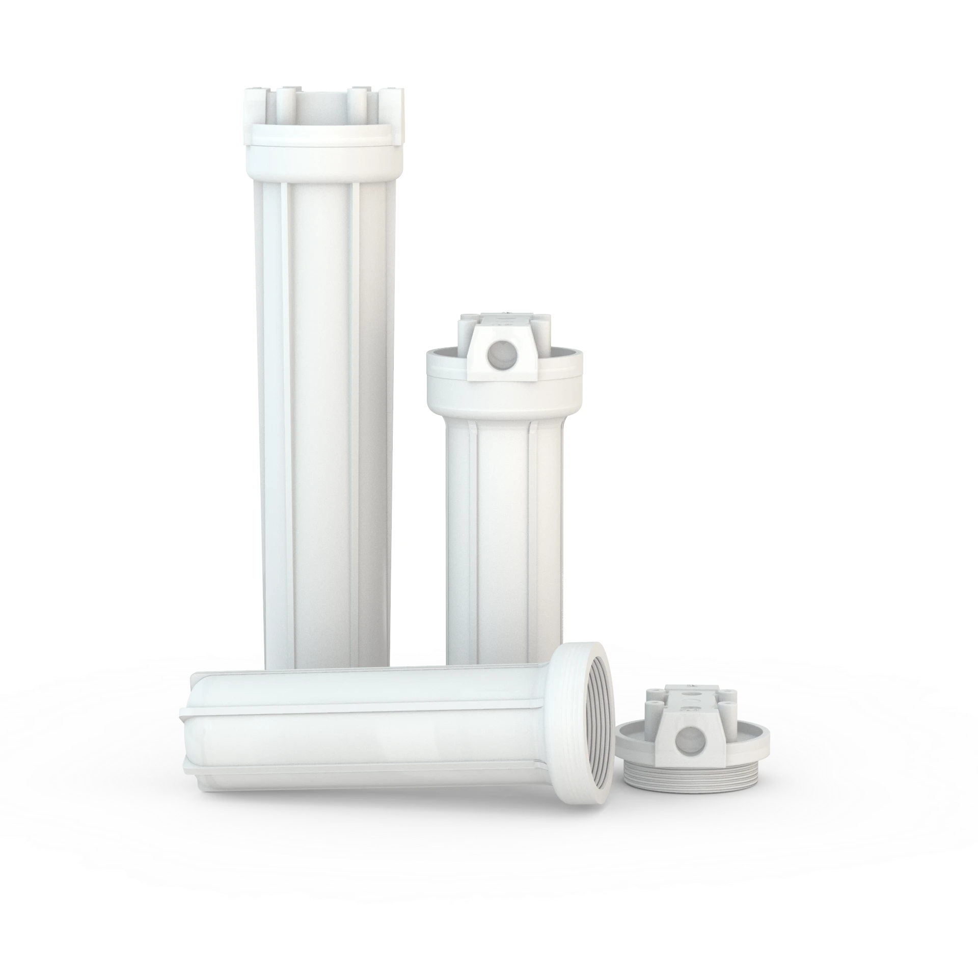 Двуделен корпус за филтърни свещи (натурален)