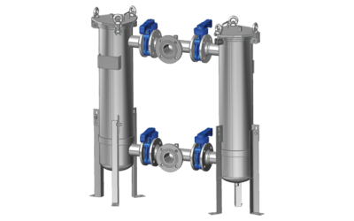 Двойно филтърно тяло за филтърни торби тип BFBES