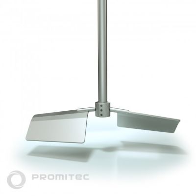 Разбъркващ елемент за вискозни среди