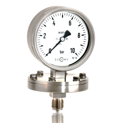 Манометри с разделителна мембрана